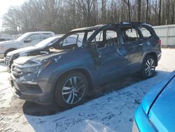 Honda Pilot salvage cars for sale: 2018 Honda Pilot Elite