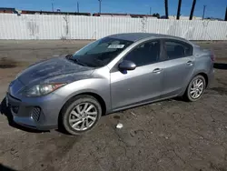 Salvage cars for sale at Van Nuys, CA auction: 2012 Mazda 3 I