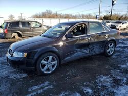 Salvage cars for sale at Hillsborough, NJ auction: 2003 Audi A4 3.0 Quattro