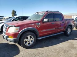 Ford Explorer salvage cars for sale: 2007 Ford Explorer Sport Trac XLT