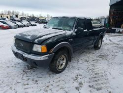 Ford salvage cars for sale: 2001 Ford Ranger Super Cab