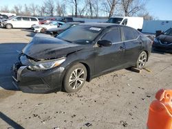 Nissan salvage cars for sale: 2021 Nissan Sentra SV