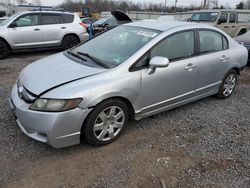 Honda Civic salvage cars for sale: 2009 Honda Civic LX