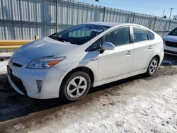 Salvage cars for sale at Dyer, IN auction: 2013 Toyota Prius