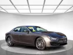 Salvage cars for sale at North Billerica, MA auction: 2021 Maserati Ghibli S