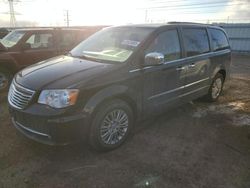 Salvage cars for sale at Elgin, IL auction: 2015 Chrysler Town & Country Touring L