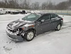 Salvage cars for sale at Ellwood City, PA auction: 2012 Honda Civic HF