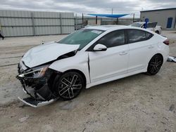 Hyundai Elantra Sport salvage cars for sale: 2020 Hyundai Elantra Sport