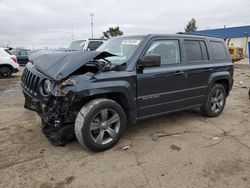 Salvage cars for sale at Woodhaven, MI auction: 2015 Jeep Patriot Latitude