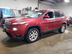 Salvage cars for sale from Copart Elgin, IL: 2015 Jeep Cherokee Latitude