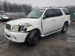 Toyota Sequoia salvage cars for sale: 2002 Toyota Sequoia Limited