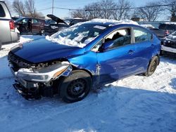 Salvage cars for sale at Moraine, OH auction: 2017 KIA Forte LX