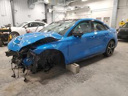 Salvage cars for sale at auction: 2022 Audi S3 Prestige