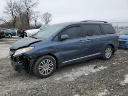 Salvage cars for sale at Cicero, IN auction: 2015 Toyota Sienna XLE