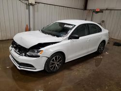 Vehiculos salvage en venta de Copart Pennsburg, PA: 2016 Volkswagen Jetta SE