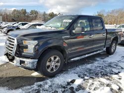 Salvage cars for sale at Exeter, RI auction: 2015 Ford F150 Supercrew