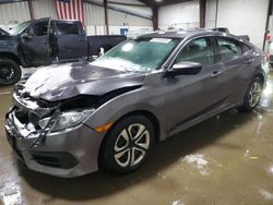 Salvage cars for sale at West Mifflin, PA auction: 2018 Honda Civic LX