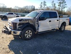 Salvage cars for sale at Augusta, GA auction: 2017 Ford F150 Supercrew