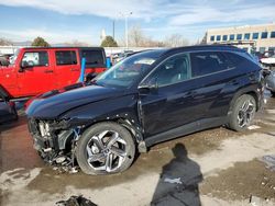 Salvage cars for sale at Littleton, CO auction: 2022 Hyundai Tucson Limited