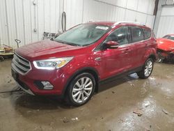 Ford salvage cars for sale: 2017 Ford Escape Titanium