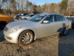 Salvage cars for sale at Austell, GA auction: 2009 Infiniti G37 Base