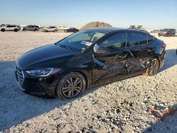 Salvage cars for sale at Taylor, TX auction: 2018 Hyundai Elantra SEL