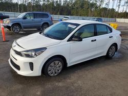 Salvage cars for sale from Copart Harleyville, SC: 2018 KIA Rio LX