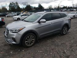 Salvage cars for sale at auction: 2017 Hyundai Santa FE SE