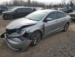 Salvage cars for sale at Chalfont, PA auction: 2015 Chrysler 200 S