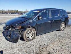 Salvage cars for sale at Lumberton, NC auction: 2016 Honda Odyssey EXL