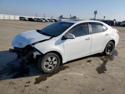 Salvage cars for sale from Copart Fresno, CA: 2014 Toyota Corolla L