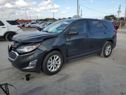 Salvage cars for sale at Homestead, FL auction: 2018 Chevrolet Equinox LS