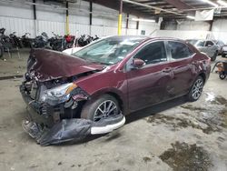 Toyota Corolla l salvage cars for sale: 2017 Toyota Corolla L