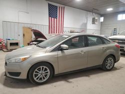 Salvage cars for sale at Des Moines, IA auction: 2015 Ford Focus SE