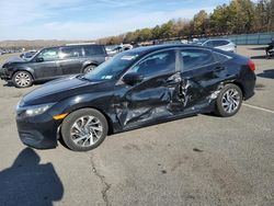 Salvage cars for sale at Brookhaven, NY auction: 2017 Honda Civic EX