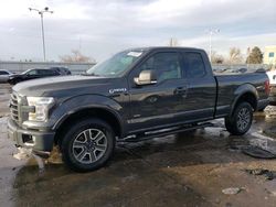 Salvage cars for sale at Littleton, CO auction: 2016 Ford F150 Super Cab