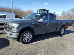 Salvage trucks for sale at East Granby, CT auction: 2016 Ford F150 Super Cab