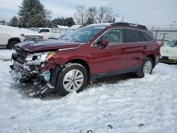 Salvage cars for sale at Finksburg, MD auction: 2017 Subaru Outback 2.5I Premium