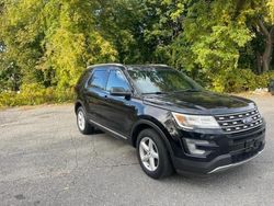 Salvage cars for sale at North Billerica, MA auction: 2017 Ford Explorer XLT