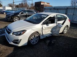 Salvage cars for sale at New Britain, CT auction: 2015 Subaru Impreza Premium