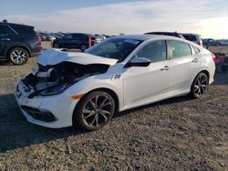 Salvage cars for sale at Antelope, CA auction: 2019 Honda Civic Sport