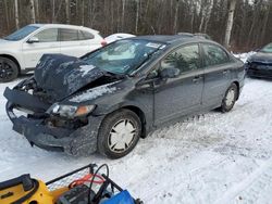 Salvage cars for sale at Cookstown, ON auction: 2010 Honda Civic DX-G