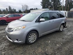 2015 Toyota Sienna XLE en venta en Graham, WA