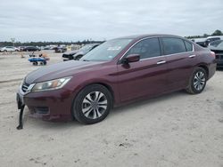 Honda salvage cars for sale: 2013 Honda Accord LX