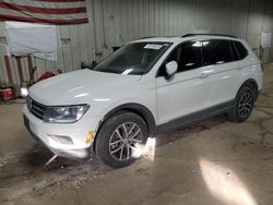 Volkswagen salvage cars for sale: 2021 Volkswagen Tiguan SE