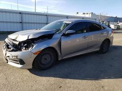 Salvage cars for sale at Sacramento, CA auction: 2016 Honda Civic LX