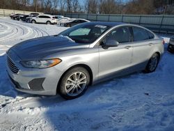 Salvage cars for sale at Ellwood City, PA auction: 2020 Ford Fusion SE