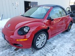 Salvage cars for sale at auction: 2008 Volkswagen New Beetle Convertible SE