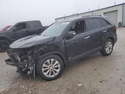 Salvage cars for sale at Kansas City, KS auction: 2015 KIA Sorento EX