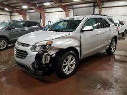 Salvage cars for sale at Lansing, MI auction: 2017 Chevrolet Equinox LT